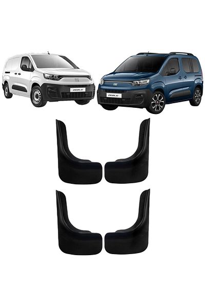 Yeni Dünya Fiat Doblo - Set of 4 (Front and Rear) Mudflap Dust Cover DBL0UX001