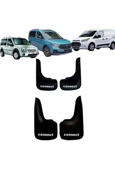 YeniDünyaOto Ford Transit-Tourneo Connect Set of 4 - Frd1bx024 with Mudguard, Fender and Dust