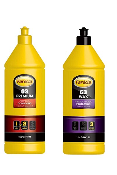Farecla G3 Premium Pasta 1 Litre Ve G3 Wax Cila 1 Litre G3 Premıum G3 Wax