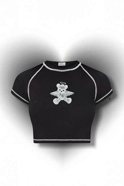 Carpe Angel Bear Crop
