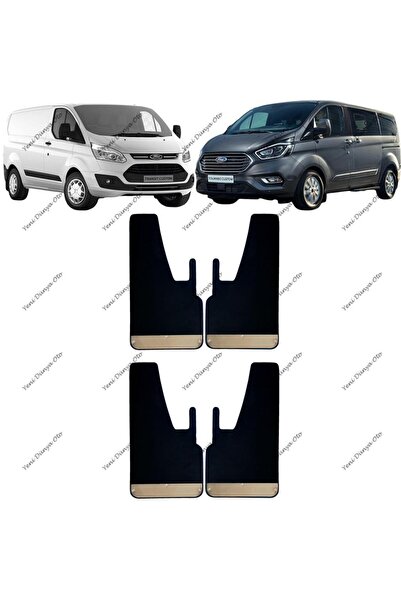 YeniDünyaOto Ford Transit Tourneo Custom 4lü Krom Paçalık, Çamurluk, Tozluk F...