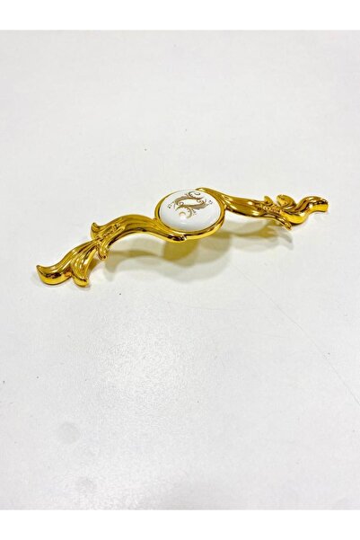 Porcellana Perla Porselen Kulp Dolap Çekmece Mobilya Mutfak Çocuk Kulpu-metal Kulp 16 Cm -stk2966 Altın