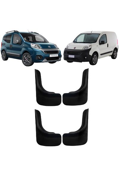 Yeni Dünya Fiat Fiorino Compatible 4-Piece Front-Rear Dust Cover Mudguard U0fıox002yd