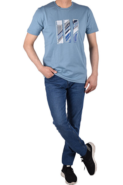 Raymons RYM-7950 - تي شيرت منقوش برقبة دائرية