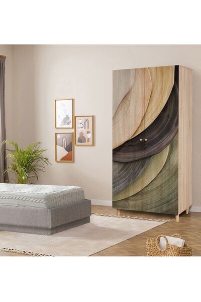 Uvi Collection Lidya 2 Kapaklı Gardırop 977 Sonomo