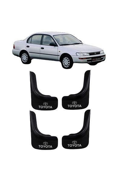 Yeni Dünya Toyota Corolla 1993-1998 Compatible 4-Piece Front-Rear Mudflap Dust Cover Fender Tyt1ux020yd