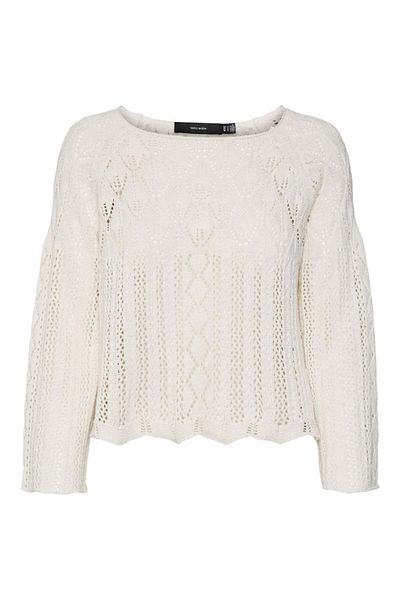 Vero Moda Strickpullover VMGINGER 3/4 KAYIKYAKA KAZAK GA NOOS