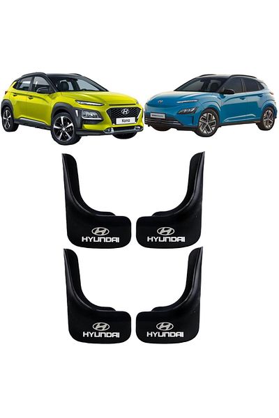 Yeni Dünya Hyundai Kona - Kona Home 4-Piece Front Rear Mudguard Fender Dust Cover Hyu1ux016