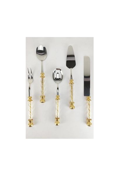 ROY KING Gold 5 Piece Service Set