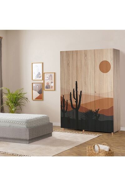 Uvi Collection Lena 3 Kapaklı Gardırop 979 Sonomo
