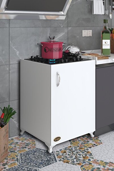 Kenzlife Ocak Dolabı Benek Byz 85*60*56 Hazır Mutfak Ankastre Gömme Ocak İçin Arkalıksız