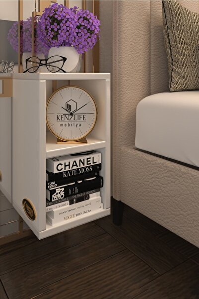 Kenzlife Komodin Lothario Byz Komidin 42*20*19 Duvara Monte Askı Aparatlı (Mng)