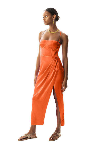 Movom ZING MAXI BÜSTİYER ELBİSE