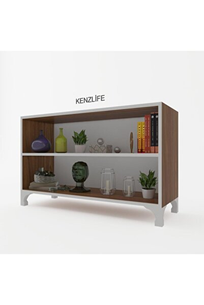 Kenzlife Kitaplık Tuğçe 048*090*020 Cvz Ayaklı Mutfak Dolabı Banyo Ofis Ayakkabılık Kiler