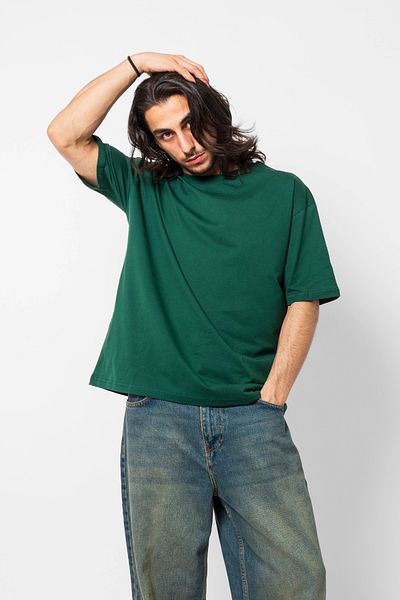 Sekizbiraltı Green Oversize Premium T-shirt - 816 Design Basic
