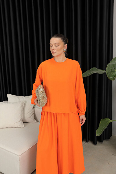Melike Tatar ORANJ Tuned Loose Trousers Set - 32-2210