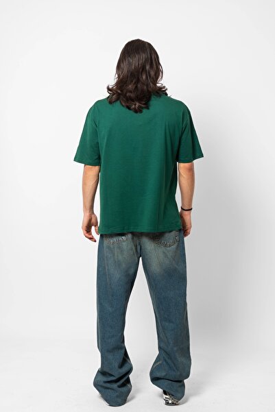 Sekizbiraltı Green Oversize Premium T-shirt - 816 Design Basic