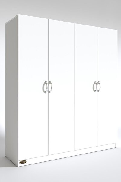 Kenzlife Gardırop 4 Kapılı Kaktüs 180*160*52 Byz Xlarge Kapaklı Gardolap Dolap Ofis
