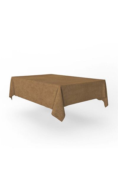 GOCCIA Față de masă cu textura catifea Culoare Camel