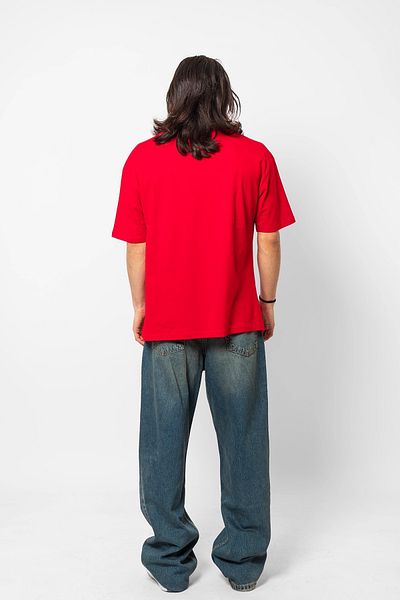 Sekizbiraltı Μπλουζάκι 816 Design Premium Red Oversize