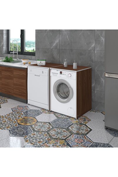 Kenzlife Çamaşır&Kurutma&Bulaşık Makinesi Dolabı Naumkare Cvz 90*140*60 Kapak...