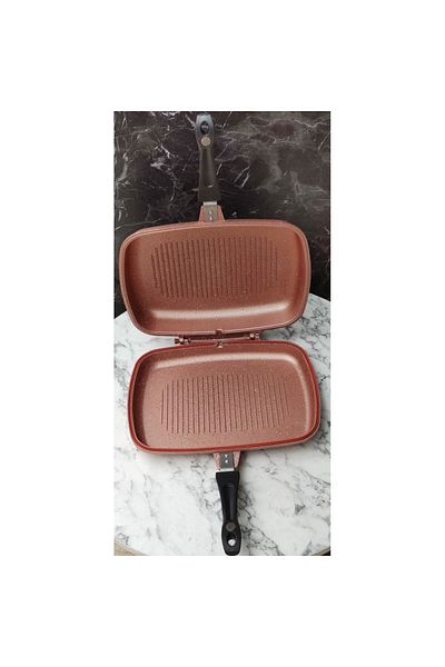 TOGO 36cm Double Sided Cast Granite Pan