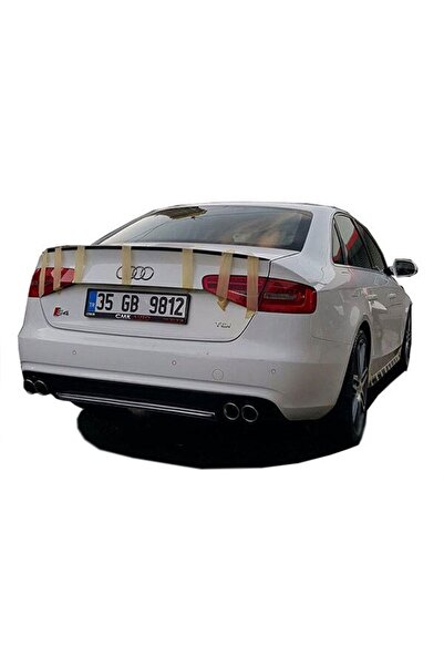 plastik body kit Audi A4 B8 2012-2016 S4 Makyajlı Arka Tampon Eki Difüzör Pla...