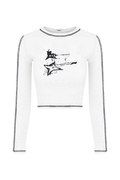 Carpe Graffiti Guitar Full Length Blouse
