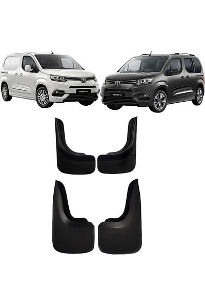 Yeni Dünya Toyota Proace City & Cargo 4-Piece Mudflap Dust Cover Tyt0bx021