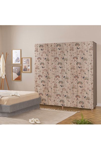 Uvi Collection Loni 4 Kapaklı Gardırop 982 Sonomo