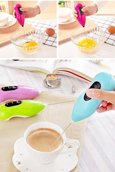 Genel Markalar Mini Mixer Kahve Süt Köpürtücü Karıştırıcı Cappucino Mikser - ...