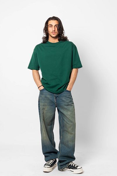 Sekizbiraltı Green Oversize Premium T-shirt - 816 Design Basic