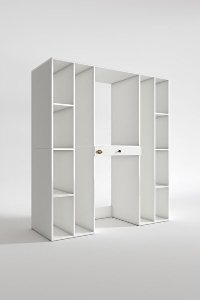 Kenzlife Çamaşır-Kurutma Makinesi Dolabı Sadra Byz 187*170*60 Çekmeceli Raflı...