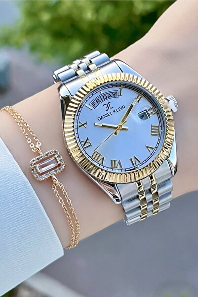 Daniel Klein Kadranı Gümüş Renk Ayarlanabilir Kordonlu Fonksiyonlu Kadın Kol ...