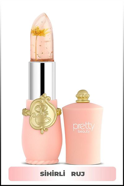 Pretty Beauty Drıed Flowers Lipstick and Color Changing Flower Scented Magic Lipstick
