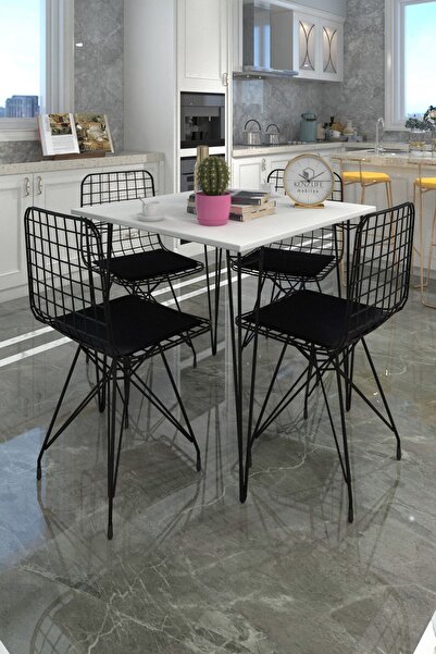 Kenzlife Knsz Masa Sandalye Takımı Hem75Mazlum Byzsyh 080*080 4 Sandalye Syhsyh