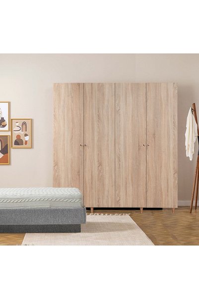 Uvi Collection Loni 4 Kapaklı Gardırop 200 Sonomo