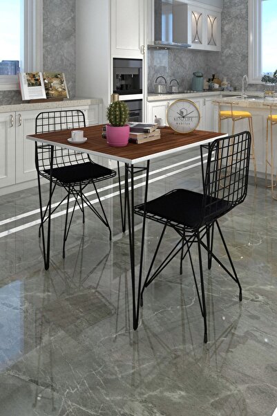 Kenzlife Knsz Masa Sandalye Takımı Hem75Mazlum Cvzsyh 060*060 2 Sandalye Syhsyh