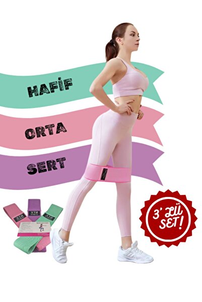 XTR Fitness Набір з 3-х резинових стрічок Loop Band Resistance Band