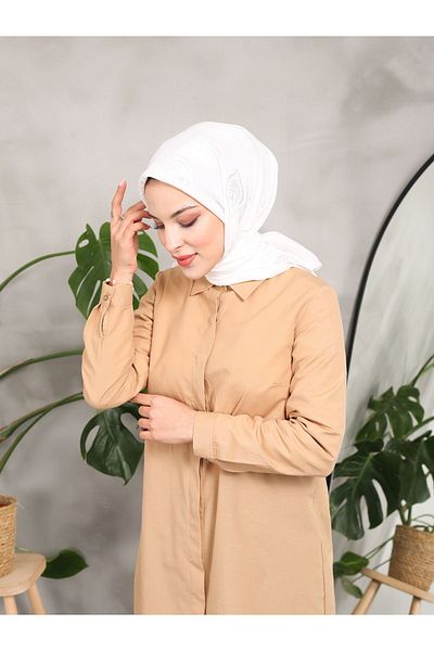 Golden Rose JACQUARD Chiffon Scarf - Comfortable and Stylish Design