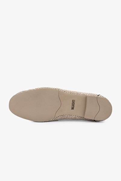 Valmenti Topy Kadın Kahverengi Deri & Tekstil Loafer Ayakkabı