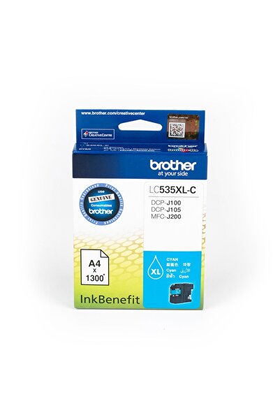 Brother LC-535XLC Mavi Kartuş MFC-J200-J105 (1300 Sayfa)