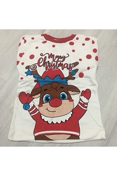 Süpermini Super Mini Baby Supermini 69-00-23 Deer Patterned 2-Piece Men's Pajama Set 4-6 Years