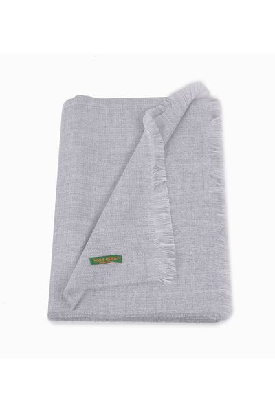 koza ebrar Elegansa Shoulder Neckerchief - with Cashmere Texture, Elegance and Warmth Function, Luxurious and Soft Trendy! Stone