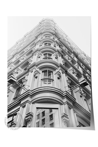 Postifull Ασπρόμαυρη αρχιτεκτονική αφίσα - χωρίς πλαίσιο, καλλιτεχνική εκτύπω...