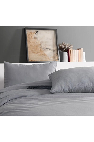 Doqu Home Pure Line Duvet Cover Set Single - Gray