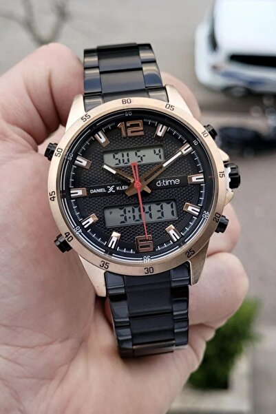 Daniel Klein Kasası Bronz Kordonu Siyah Renk Ayarlanabilir Kordonlu 24 Ay Gar...