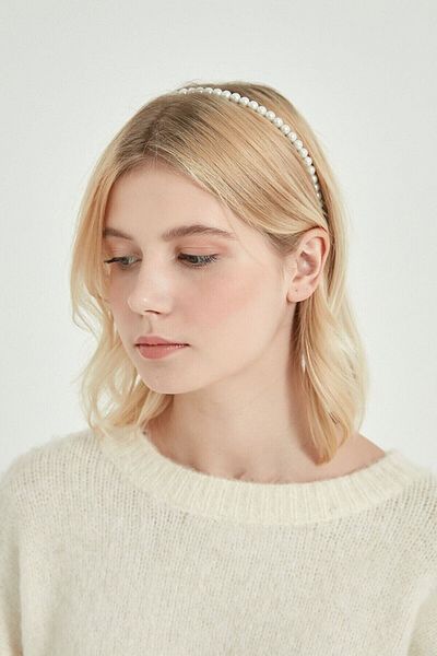 Marbling 10 Coroana de Perle Row Princess Model Mini Albă – Coroană