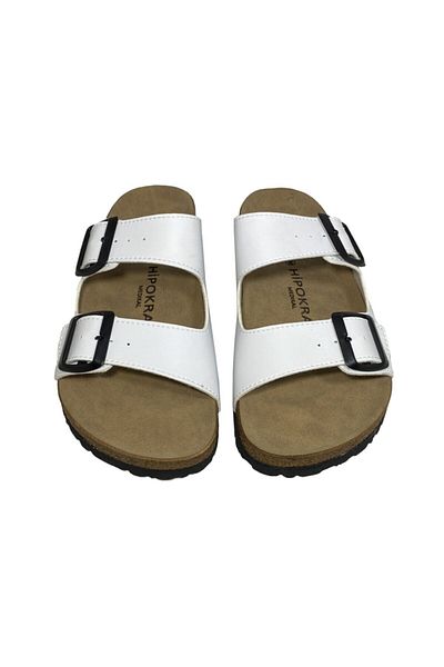 Hipokrat Ema Buckle Cork Slippers Καλοκαιρινές γυναικείες παντόφλες