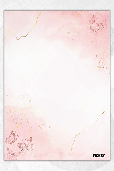 Ficksy A5 Size Butterfly Note Paper - 50 Sheets Memopad Memo Pad To Do List